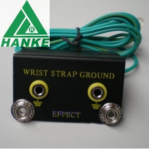 Anti-static grounded outlet