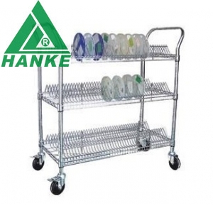 Anti-static SMT and ESD wire shelving trolley